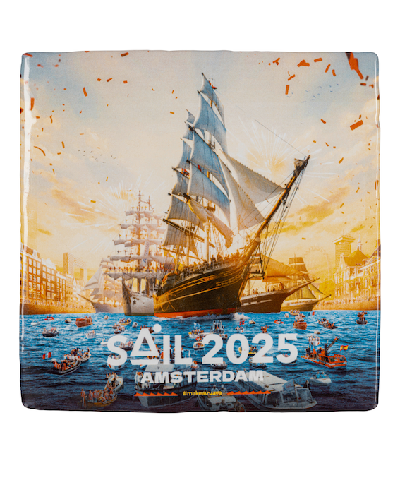 Official SAIL Amsterdam 2025 Jubilee Tile – A Limited Collector’s Edition (demo purpose only)